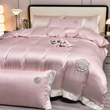 Xpoko - Modern 100S All Season Soft Bedding Sets with Flat Sheet Pillowcases