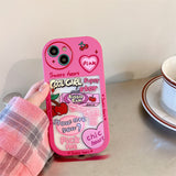 Xpoko Pink Girl Love Graffiti Phone Case