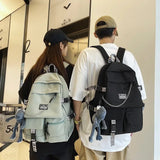 Xpoko back to school 2025 Fashion Schoolbag Female Student Backpack Large Capacity Fashion Boy Backpack Computer Bag Femal School Backpack Travel Bag