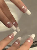 Xpoko White Extension Nails