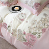 Xpoko - Aesthetic Embroidery Home Textiles Duvet Cover Bedding Set