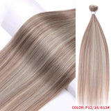 Xpoko Straight Hair Bundles Salon Natural Hair Extensions Fake Fibers Super Long Synthetic Yaki Straight Hair Weaving Full to End