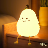 Xpoko Kawaii Cartoon Pear Night Light Christmas Thanksgiving gifts