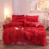 Xpoko Dreamy Winter Mink Fleece Bedsheet Set