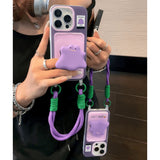 Xpoko Purple Monster Bracket Phone Case