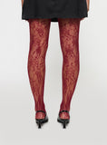 Xpoko Fior Lace Stockings Red