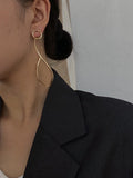 Xpoko Statement Simple Chic Geometric Earrings