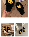 Xpoko Cartoon Cute Cotton Slippers Christmas Thanksgiving gifts