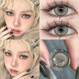 Xpoko Grey Brown 14.5mm Contact Lenses(6months wear)  Christmas Thanksgiving gifts