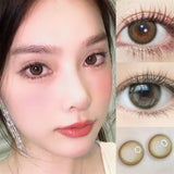 Xpoko Olive Green Contact Lenses