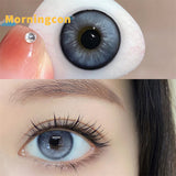 Xpoko Taylor Green  Myopia Prescription Soft Colored Contact Lenses For Eyes Small Beauty Pupil Make Up Natural Yearly