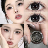 Xpoko Smart Fog Black 14.5mm Contact Lenses(6months wear)  Christmas Thanksgiving gifts