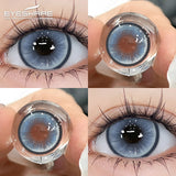 Xpoko 1Pair Colorcon Colored Contact Lenses for Eyes Brown Eye Lens Green Lenses Blue Eye Contacts Korean Lenses Yearly Lens