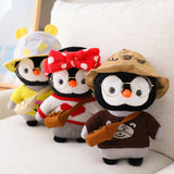 Xpoko Kawaii Dress Up Penguin Family Plushie Christmas Thanksgiving gifts