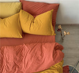 Xpoko Two-Toned Aesthetic Bedsheet Set