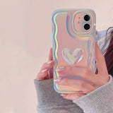 Xpoko Laser Three-dimensional Love Phone Case Christmas Thanksgiving gifts