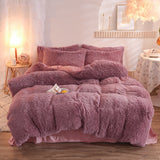 Xpoko Dreamy Winter Mink Fleece Bedsheet Set