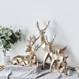 Xpoko Scandinavian Reindeer Sculpture Set of 2