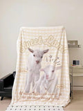 Xpoko Cute Animals Printed Sherpa Blanket