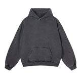 Xpoko new american street autumn and winter new heavyweight hooded sweatshirt hoodie clean wash loose casual pullover sweatshirt Y2K