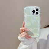 Xpoko Oil Painting Green Heart Phone Case