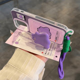 Xpoko Purple Monster Bracket Phone Case