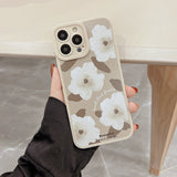 Xpoko Vintage Matte Flower Phone Case