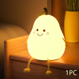 Xpoko Kawaii Cartoon Pear Night Light Christmas Thanksgiving gifts