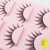 Xpoko Natural Curled A-type False Eyelashes Christmas Thanksgiving gifts