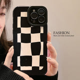 Xpoko Simple Lattice Phone Case Christmas Thanksgiving gifts