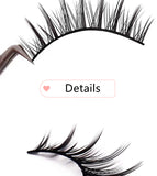 Xpoko Natural Curled A-type False Eyelashes Christmas Thanksgiving gifts