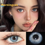 Xpoko Taylor Green  Myopia Prescription Soft Colored Contact Lenses For Eyes Small Beauty Pupil Make Up Natural Yearly