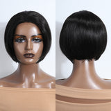 Xpoko Synthetic Wig Pixie Short Hair Bob Straight 8 Inch Ombre Blonde Wig Synthetic Wig Blonde Wigs For Black Women Cosplay