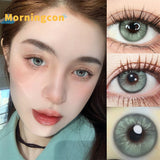 Xpoko Taylor Green  Myopia Prescription Soft Colored Contact Lenses For Eyes Small Beauty Pupil Make Up Natural Yearly