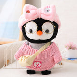 Xpoko Kawaii Dress Up Penguin Family Plushie Christmas Thanksgiving gifts