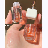 Xpoko Small Square Transparent Lip Gloss Christmas Thanksgiving gifts