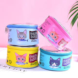 Xpoko Kawaii Cat Leather Cosmetic Bag Christmas Thanksgiving gifts