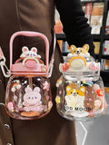 Xpoko Cute Aniaml Water Bottle  (1300ML) Christmas Thanksgiving gifts