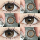 Xpoko Milk Coffee 14.2mm Contact Lenses(6months wear)