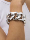 Xpoko Punk Chains Hollow Bracelet Accessories