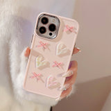 Xpoko Pink Love Bow Phone Case