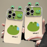 Xpoko Big Eye Frog Phone Case With Holder