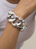 Xpoko Punk Chains Hollow Bracelet Accessories