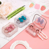 Xpoko Kawaii Bow Contact Lens Case Christmas Thanksgiving gifts