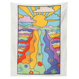 Xpoko 70's Vibes Groovy Tapestry