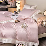 Xpoko - Modern 100S All Season Soft Bedding Sets with Flat Sheet Pillowcases