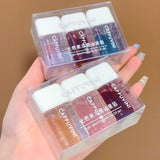 Xpoko Small Square Transparent Lip Gloss Christmas Thanksgiving gifts