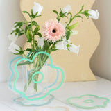 Xpoko Cute Floral Acrylic Vase