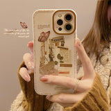 Xpoko Retro Sticker Phone Case