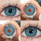 Xpoko 1Pair Colorcon Colored Contact Lenses for Eyes Brown Eye Lens Green Lenses Blue Eye Contacts Korean Lenses Yearly Lens